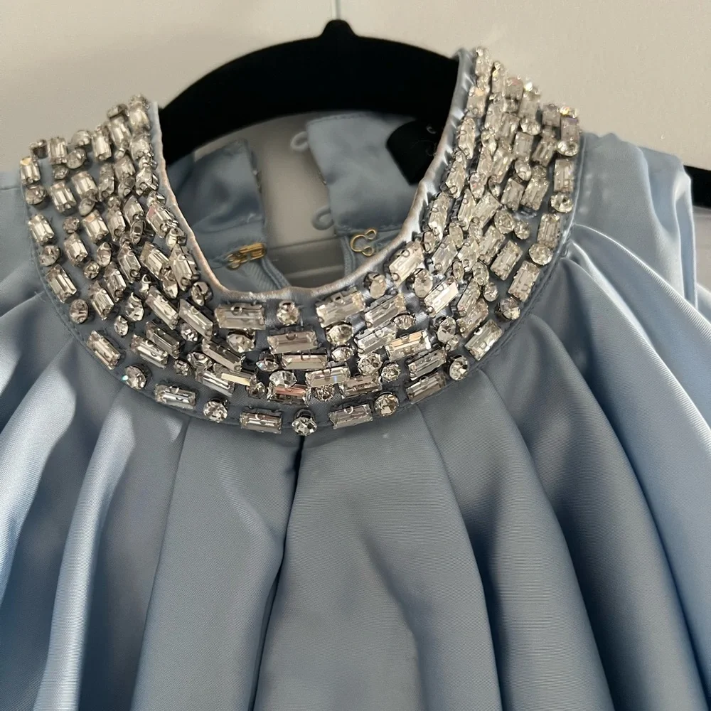 Club L London Light Blue Maxi Dress - Picture 4 of 7